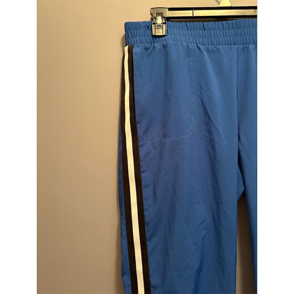 DKNY Sport Women's Blue Sweatpants Size L Elastic Waist Gathered Ankles - Picture 5 of 12